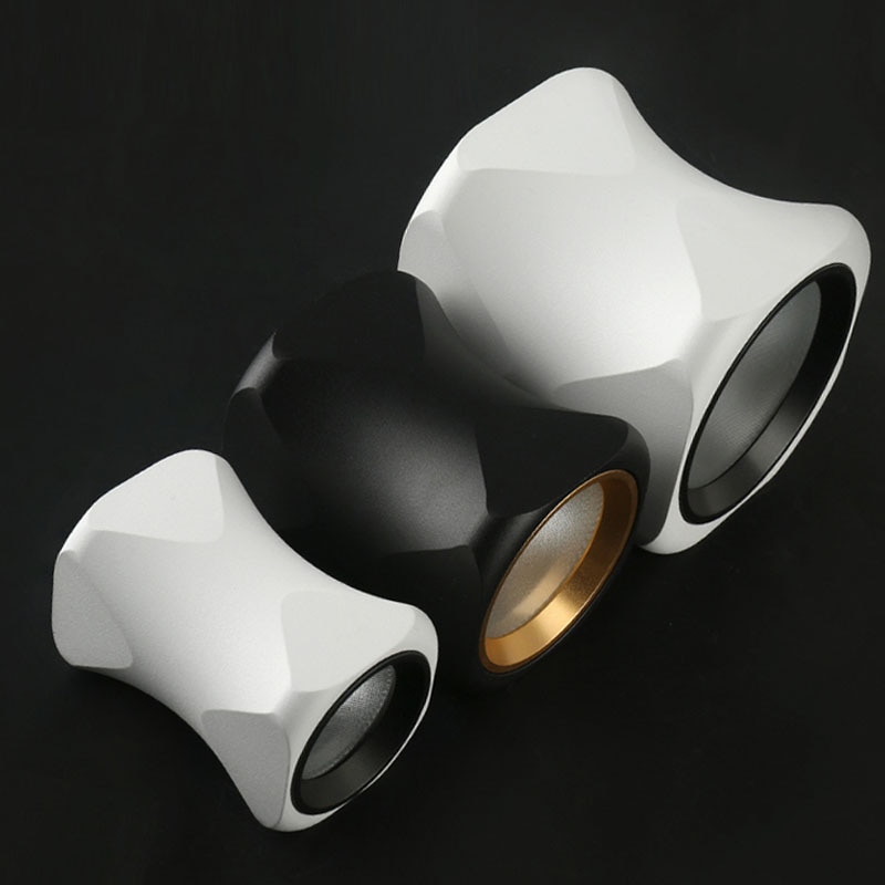 Nordisk sort hvid vægmonteret downlight cob loftsgang korridor verandalys stue downlight