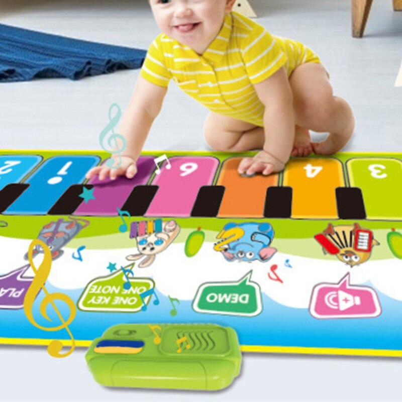 Music piano pad Electronic piano keyboard game pad Portable music blanket