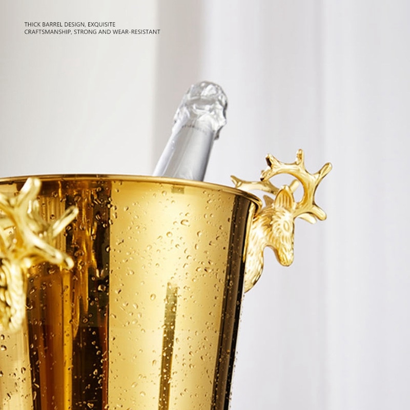 Enfriador de botella de vino, Enfriador de barril de hielo, cerveza de champán, contenedor de agua fría