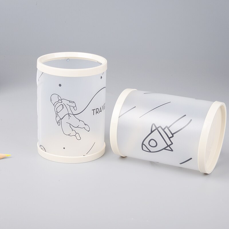 Japanese Stationery 4Pcs/lot Cute DIY Pen Holder Detachable Desk Organizer Student PP Cylindrical Pencil Container