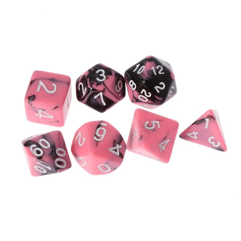 7pcs/set Dice For TRPG Multi-sided Dices Polyhedral: Default Title