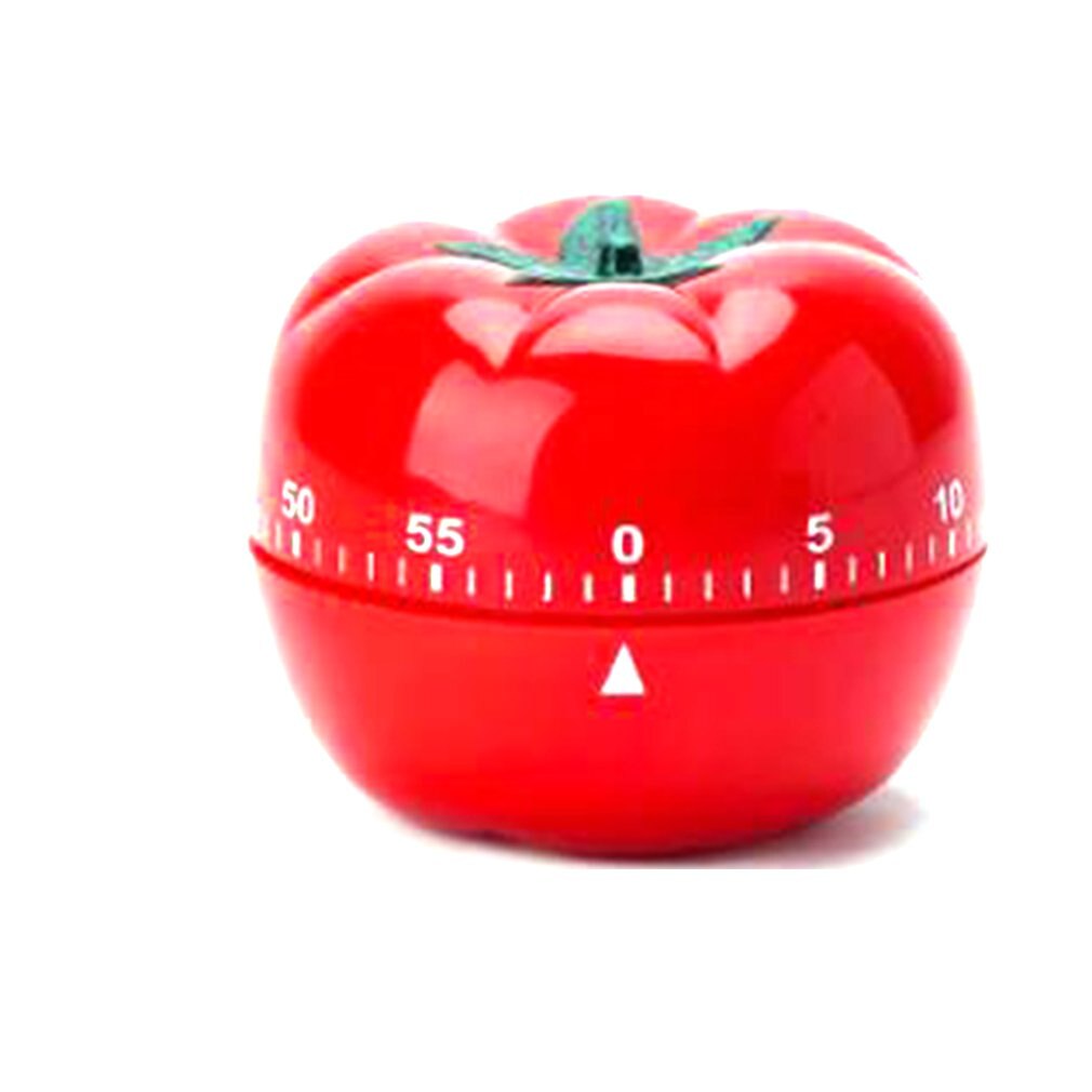 Portable 60 Minute Tomato Kitchen Machine Timer Cooking Countdown Countdown Alarm Clock Egg Cooking Assistant: Red