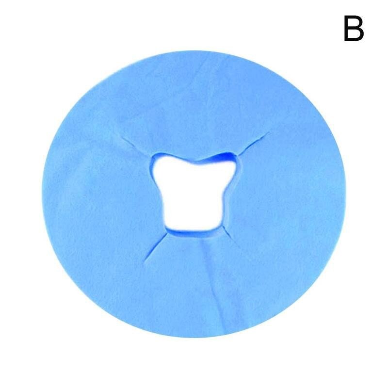 100 pezzi di lettino da massaggio usa e getta cuscini per poggiatesta cuscino per il viso fodera per cuscino massaggio viso culla tavolo poggiatesta coperture: Blue
