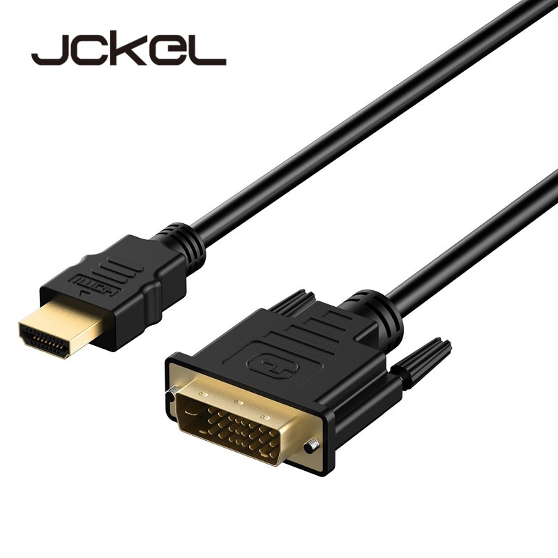 Jckel Hdmi Male Naar Dvi Dual D 24 + 1 25 Male Adapter 1080P Video Converter Voor Lcd Dvd hdtv Xbox PS3 Hdmi Kabel 1 M 2 M 3 M 5 M