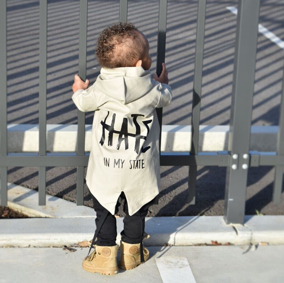 Nyfødt dreng efterår forår tøj baby dreng børn langærmede hættejakke hader hættetrøjer frakke outwear: Grå / 18m