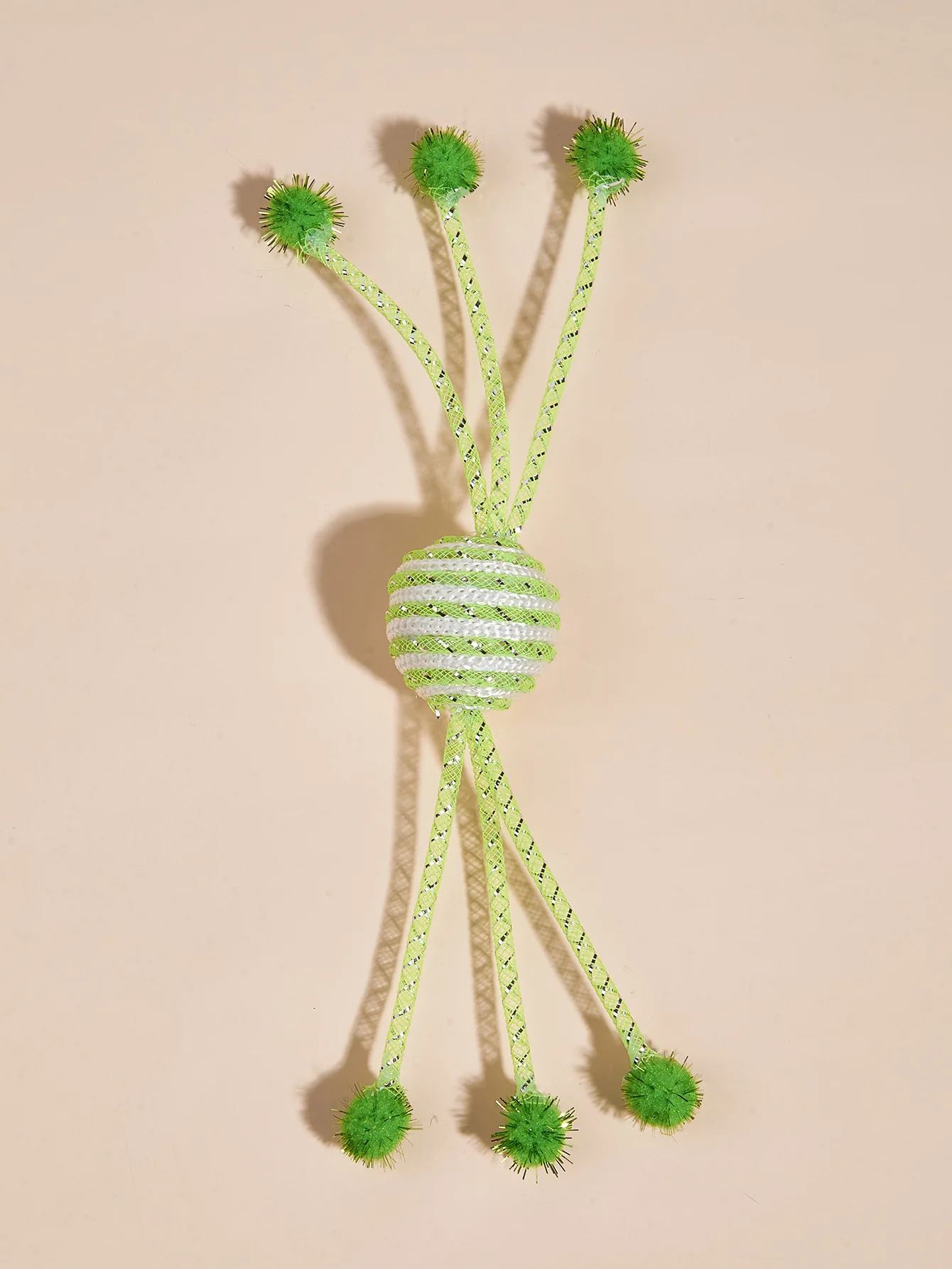 Jouet pour chat, bâtons pour chats, cordes interactives, jouets pour chiens de compagnie, taquin, boule de laine résistante aux morsures, accessoires Gatos: S / WHITE