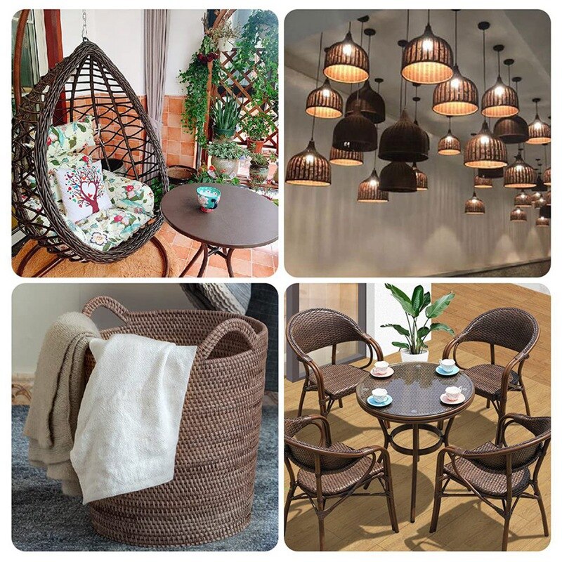 Wicker Repair Supplies Synthetic Rattan Material, Durable Patio Furniture Repair Kit
