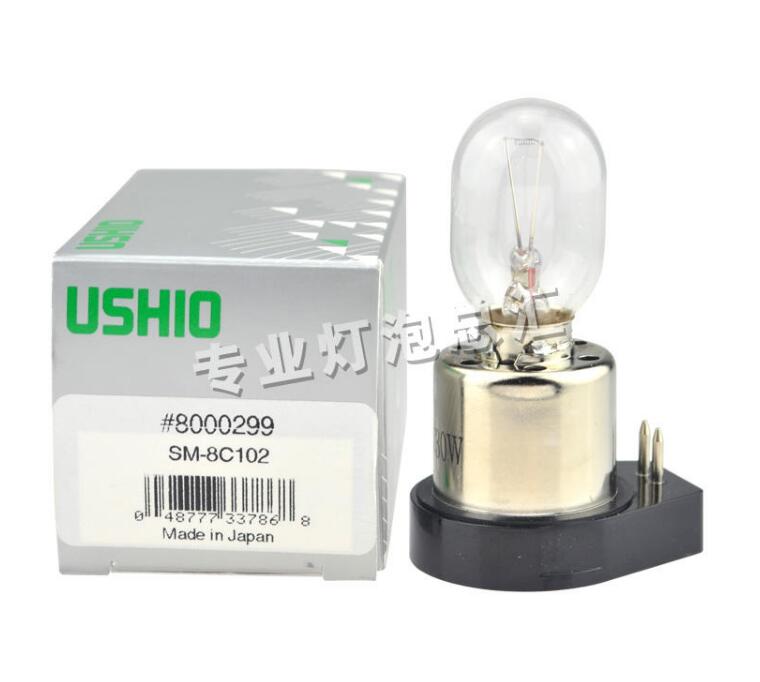 USHIO SM-8C102 LS30 6V 30W lamp, LS-30 8-C102 6-8V 30W licht, 6V30W LM.08 LM-10 lamp, Olympus microscoop BHF LM 08 LM 10
