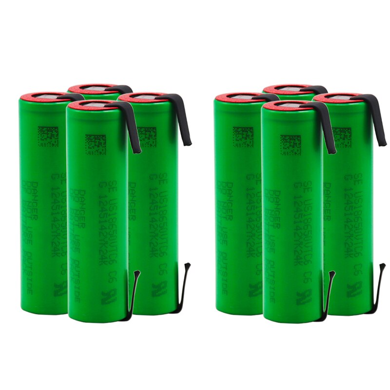 100% Originele 3.7 V 3000 Mah 18650 Batterij Voor Us18650 Sony VTC6 30A Speelgoed Gereedschap Zaklamp Batterij + Diy Nikkel stuk