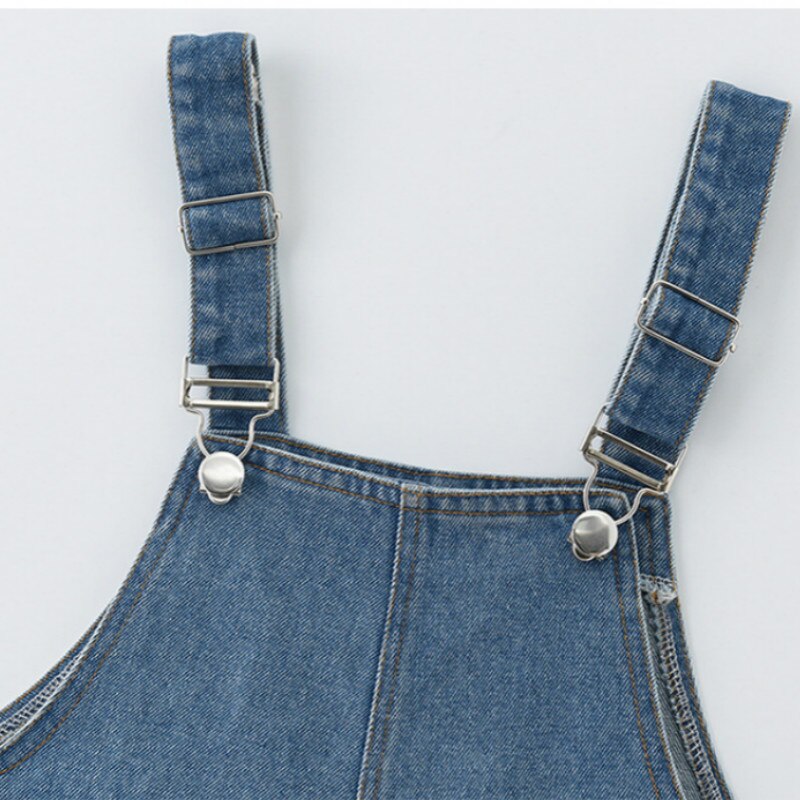 YourSeason 2020 Primavera Estate Brevi Bambini Tute e Salopette Denim Pantaloni Del Bambino di Modo Delle Ragazze Tute e Tute da Palestra Allentato del Cotone Delle Ragazze Pantaloni Della Bretella