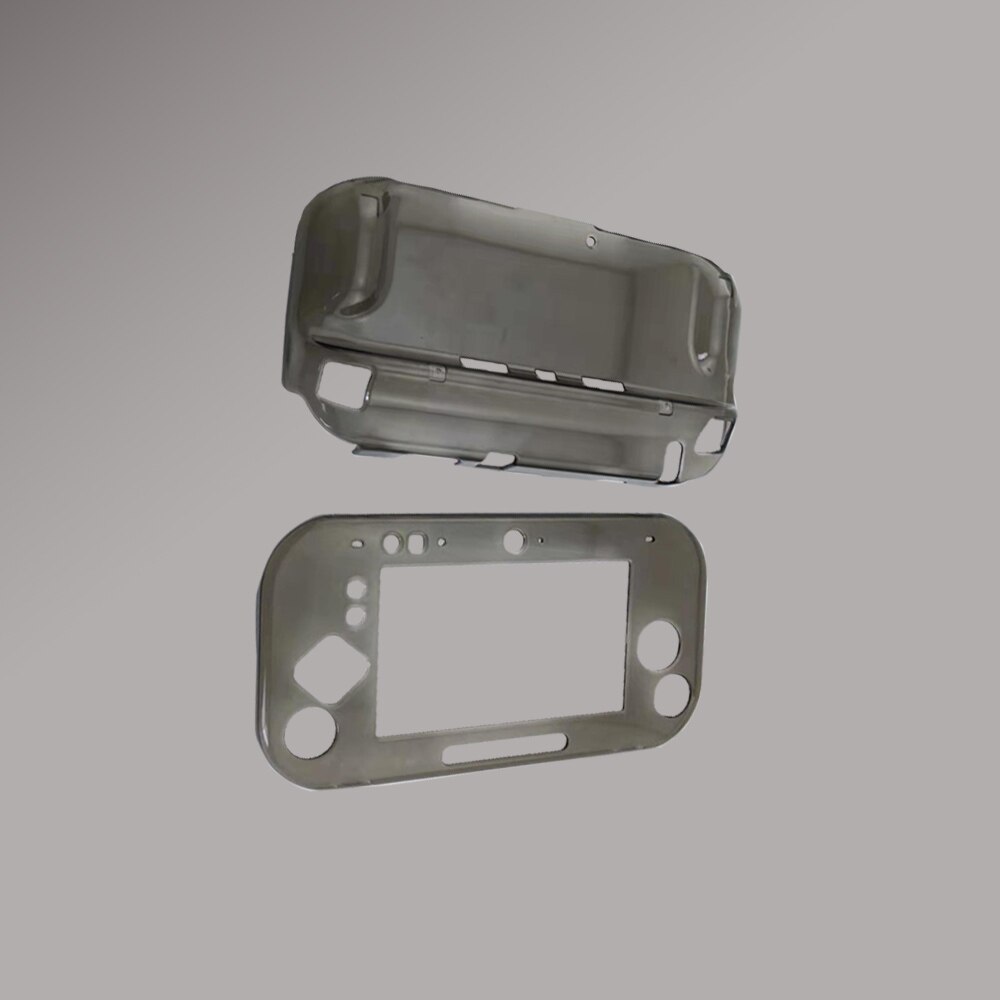 Plastic Clear Crystal ProtectiveShell Skin Case Cover For W-i-i U game pad&Games