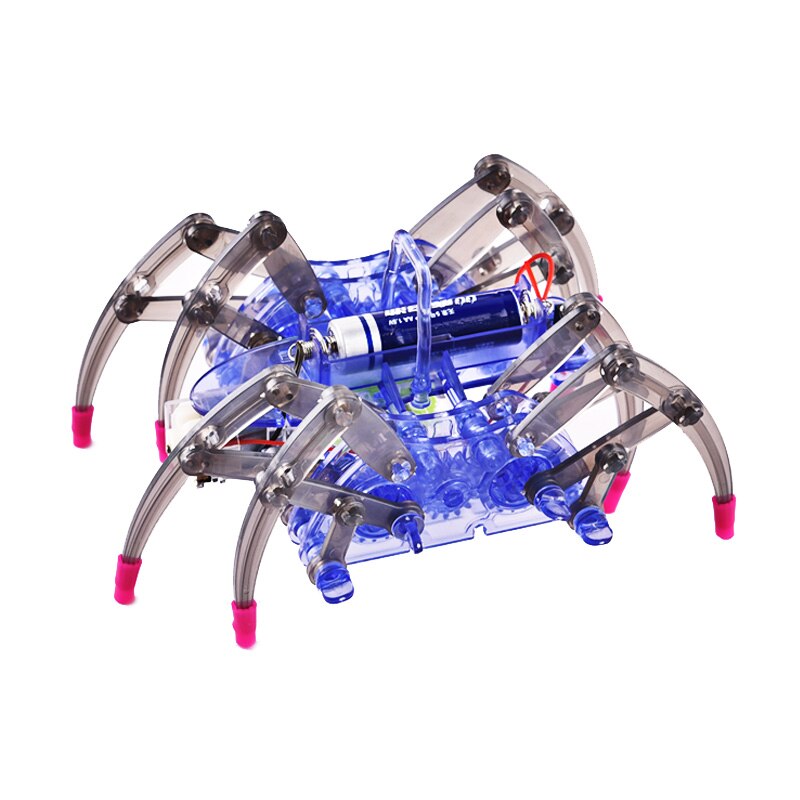 Spider robot assembly kit technology small invention DIY eight-legged electric crawling mechanical insects