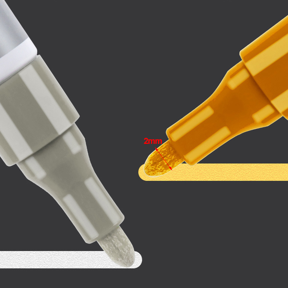 Penna per riparazione graffi auto Penna per vernice per ritocco automatico Rimozione riempimento Pennarello per vernice per pneumatici per veicoli kit trasparente per la cura della riparazione dei graffi per lo messa in piega dell'auto