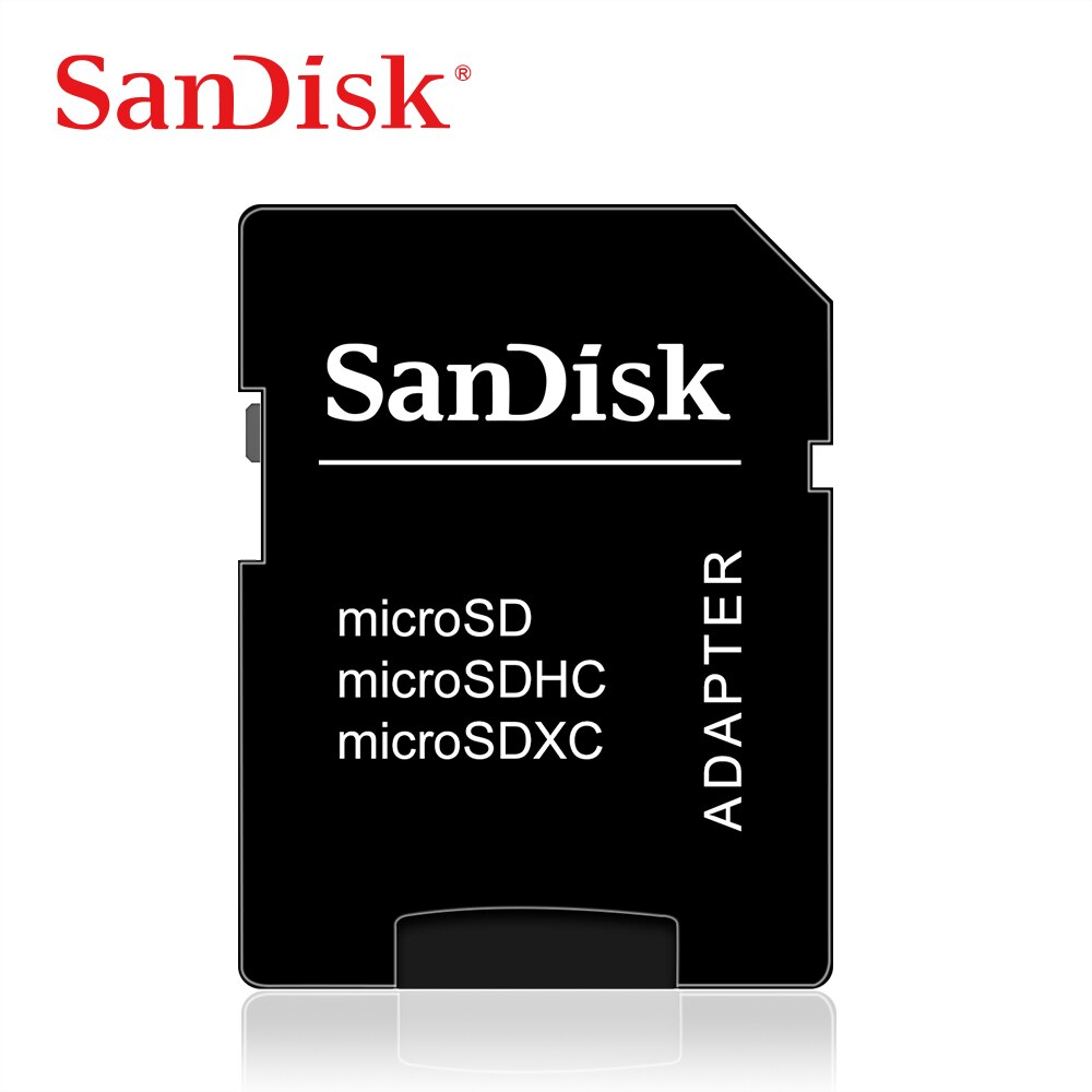 SanDisk-Carte Micro SD, 16 go/32 go/64 go/128 go, sdh, TF, Carte mémoire: SanDisk-adapter