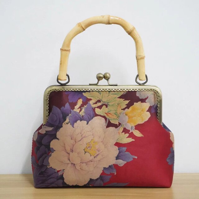 Bolsa de mão artesanal pura de bambu, bolsa feminina com fecho para mão, nova bolsa transversal de ombro, alça de corrente de 2021 cm, 120: women bag 1