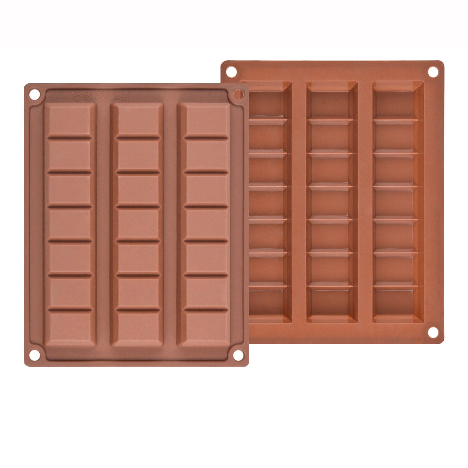 Silikolove chokoladeforme silikone bolcheforme chokolade bolsjer forme silikone chokolade stang silikone støbeforme til vokssmeltninger