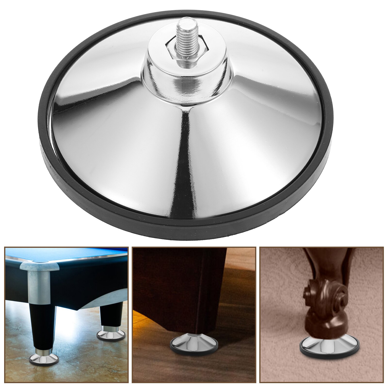 1 Set Household Table Foot Lifting Pad Screw Adjusted Table Foot Elevating Mat