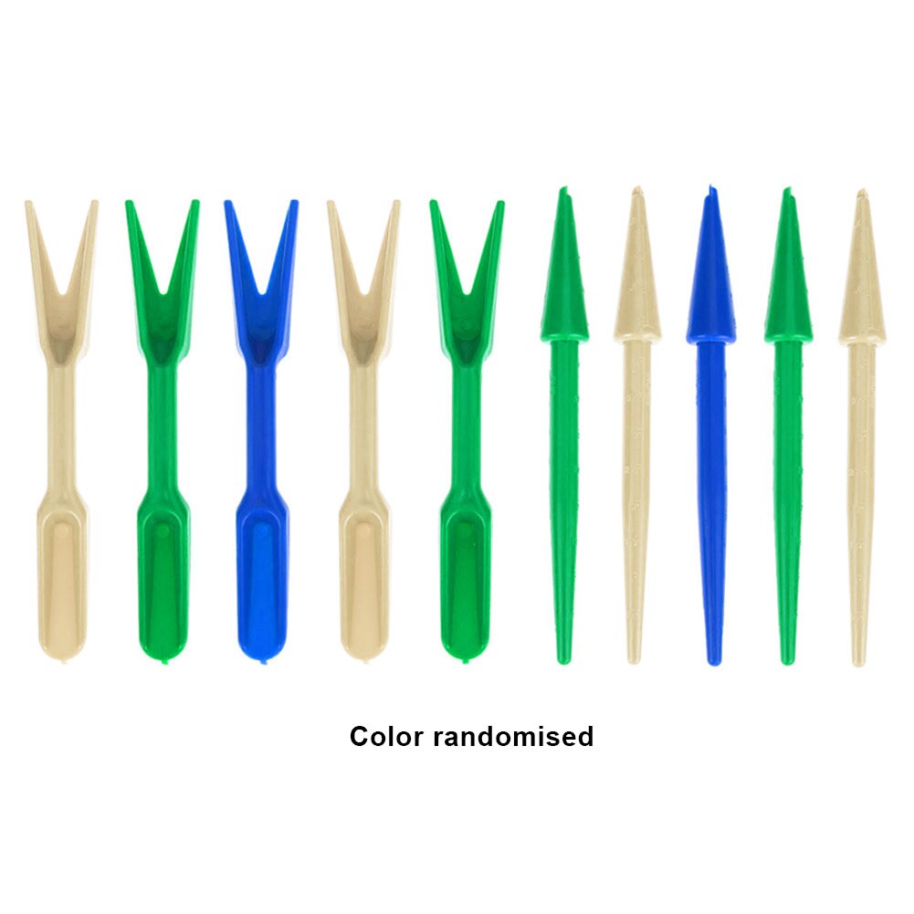 10pcs Plastic Plant Transplanting Digging Tool Planters Garden Seedling Growth Nursery Supplies Bonsai Fertilizer Drilling Tools