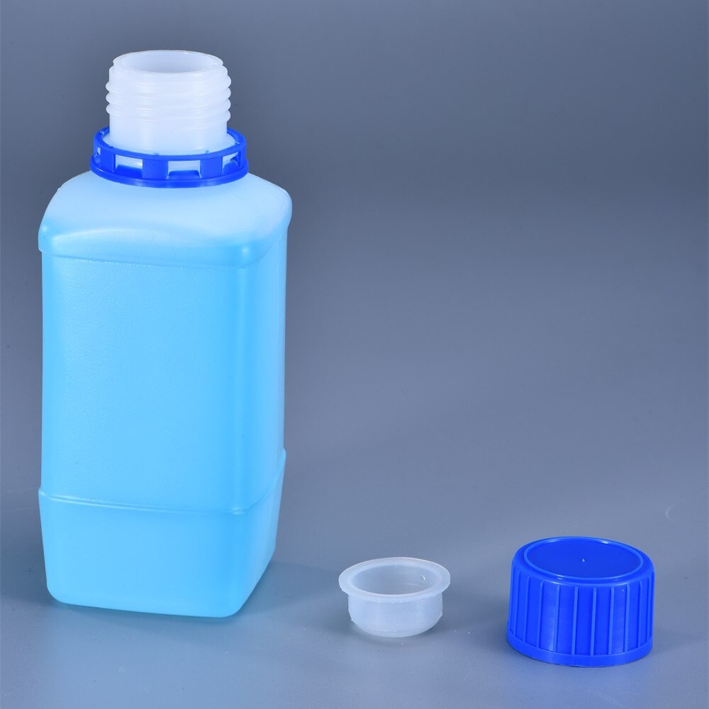10Pcs Empty Square Plastic Bottles Leakproof Liquid Storage container Food Grade HDPE bottles 60ML/100ML/250ML