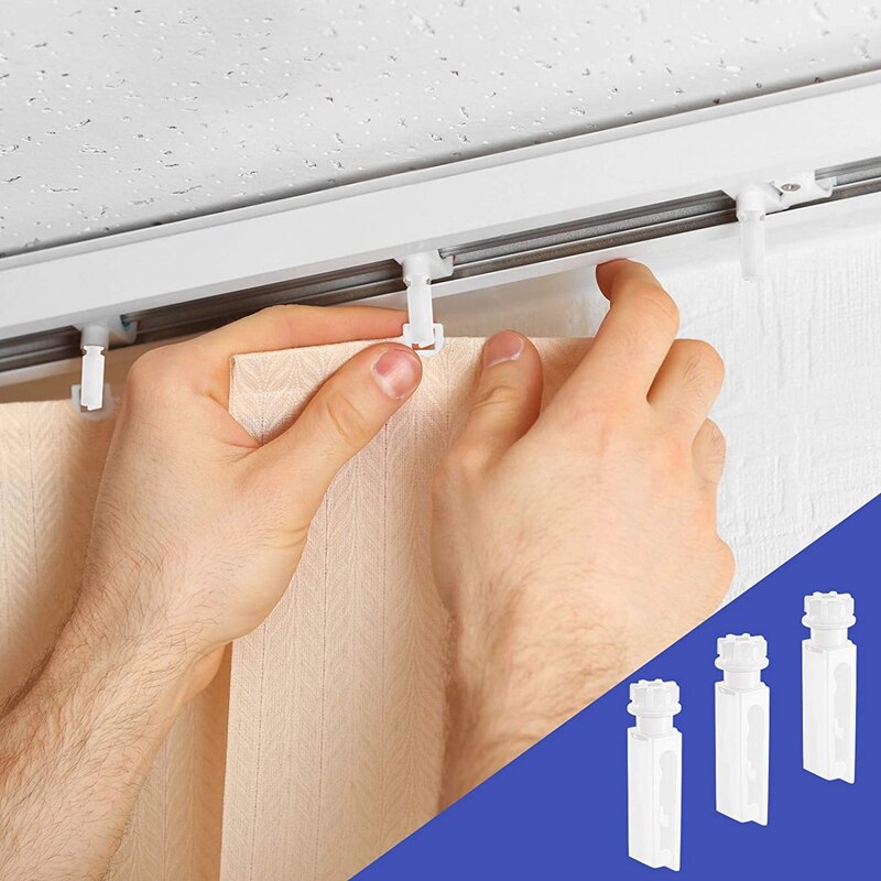 JHD-Vertical Blind Stem Replacement White Stems For Vertical Window Blind Vertical Blind Carrier Stem Vertical Blinds (20)