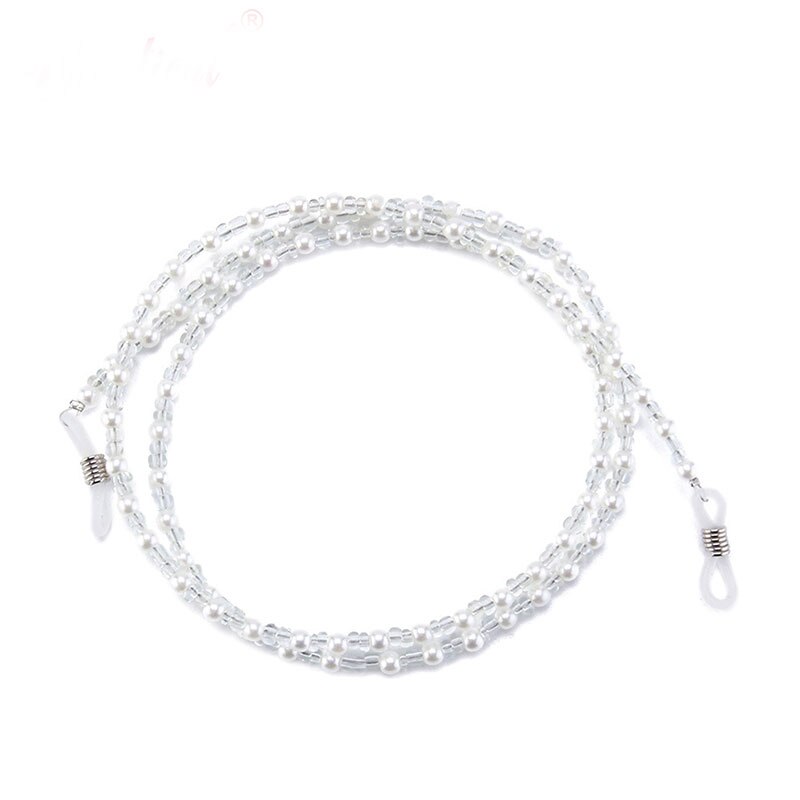 Crystal Cherry Glasses Chain Cute Transparent Beads Pearl Mask Chain Neck Straps Sunglasses Lanyard Women Jewelry: A3