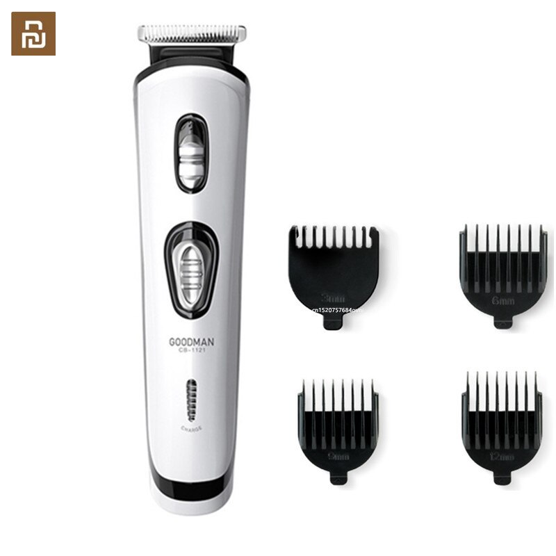 Youpin goodman electric hair clipper for men, usb rechargeable hair trimmer for men, adult razor