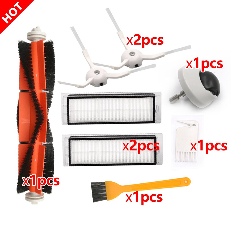 Harja moppi liinat hepa-suodatin xiaomi roborock  s5 s6 s60 s50 s55 t6 t4 t61 mijia  s1 xiaowa  e25 e35 pölynimurin lisävarusteet: D