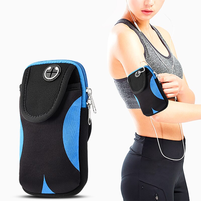 Sport Running Armband phone bag case voor iphone 6 7 8 plus 5.5 inch Universal outdoor Arm band telefoon op hand cover telefoon houder