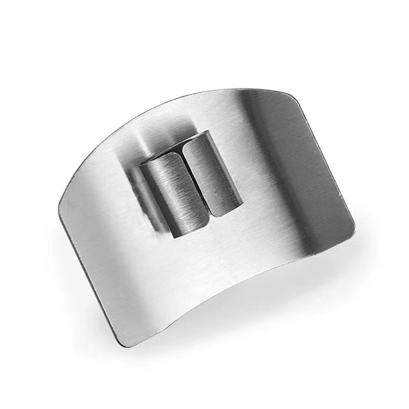 1Pcs Stainless Steel Finger Anti-cut Finger Guard Protector Gadgets for Hand Safe Easy Cutting Cooking Tools Kitchen Accessories: A