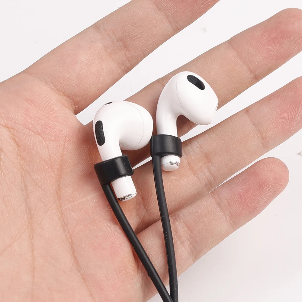 4/1 Uds correas deportivas antipérdida para Apple AirPods Pro Universal anticaída auriculares cuerda para el cuello auriculares Cable de silicona