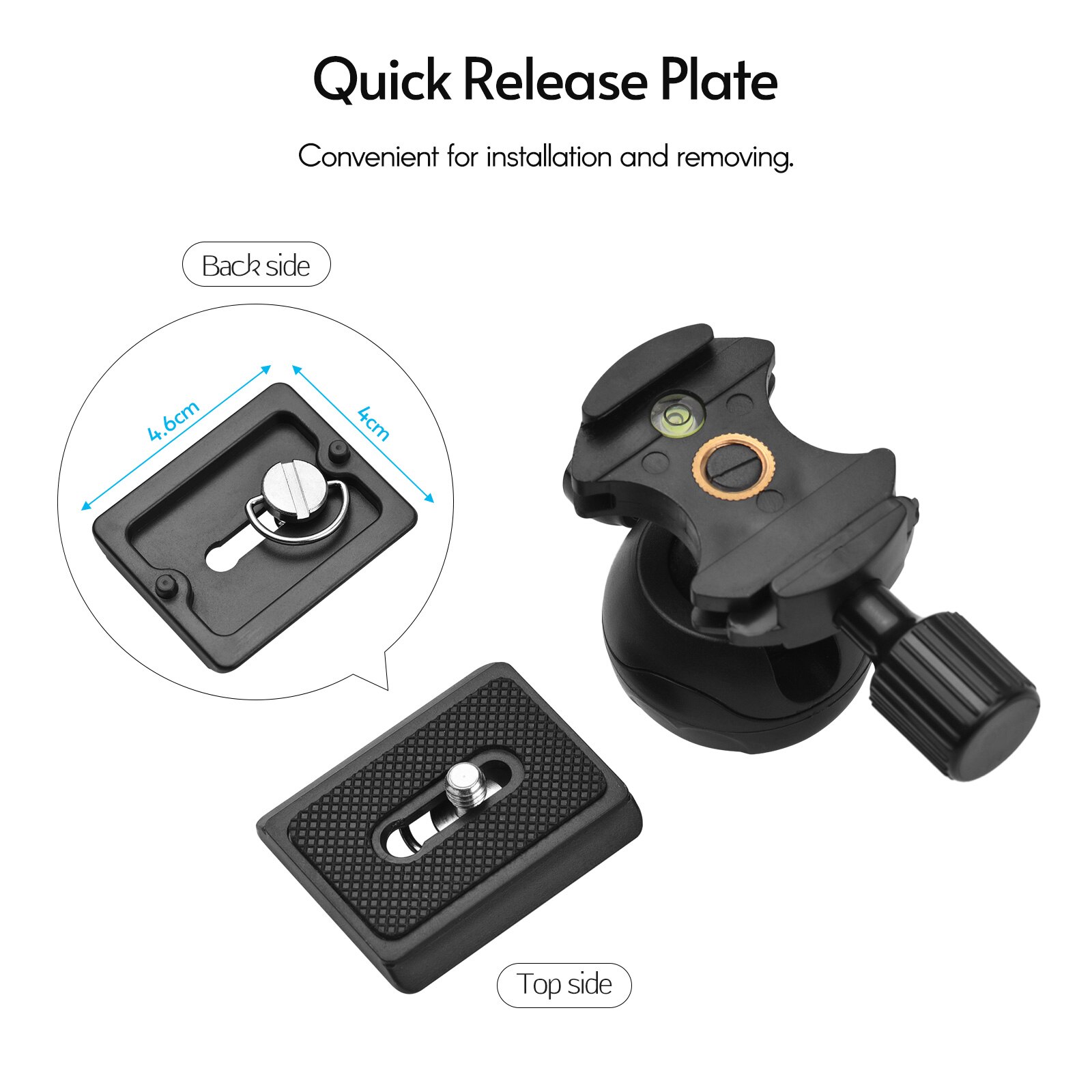 Mini Desktop Tripod with 2 Levels of Adjustable Height Max. Load Bearing 1.2KG 1/4 Inch Screw for Camera Camcorder Smartphone