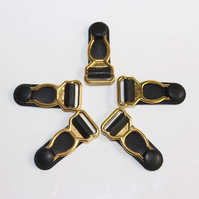 Suspender clips 1,2 cm clip para liga pinza para ropa accesorios ropa cosido suministros de Metal + PP 6 unids/lote