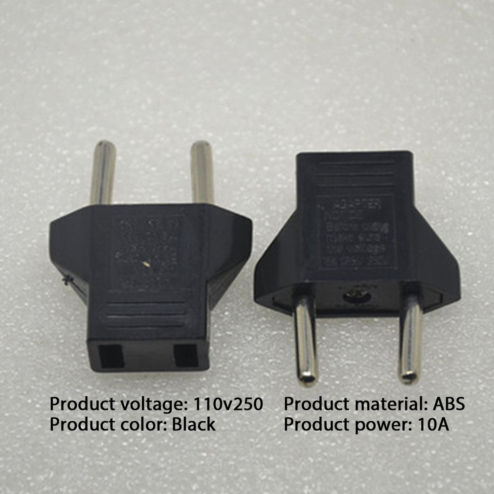 European Standard To American Standard Plug Converter Multi-purpose Socket Adapter Fits Tightly Plug Converter