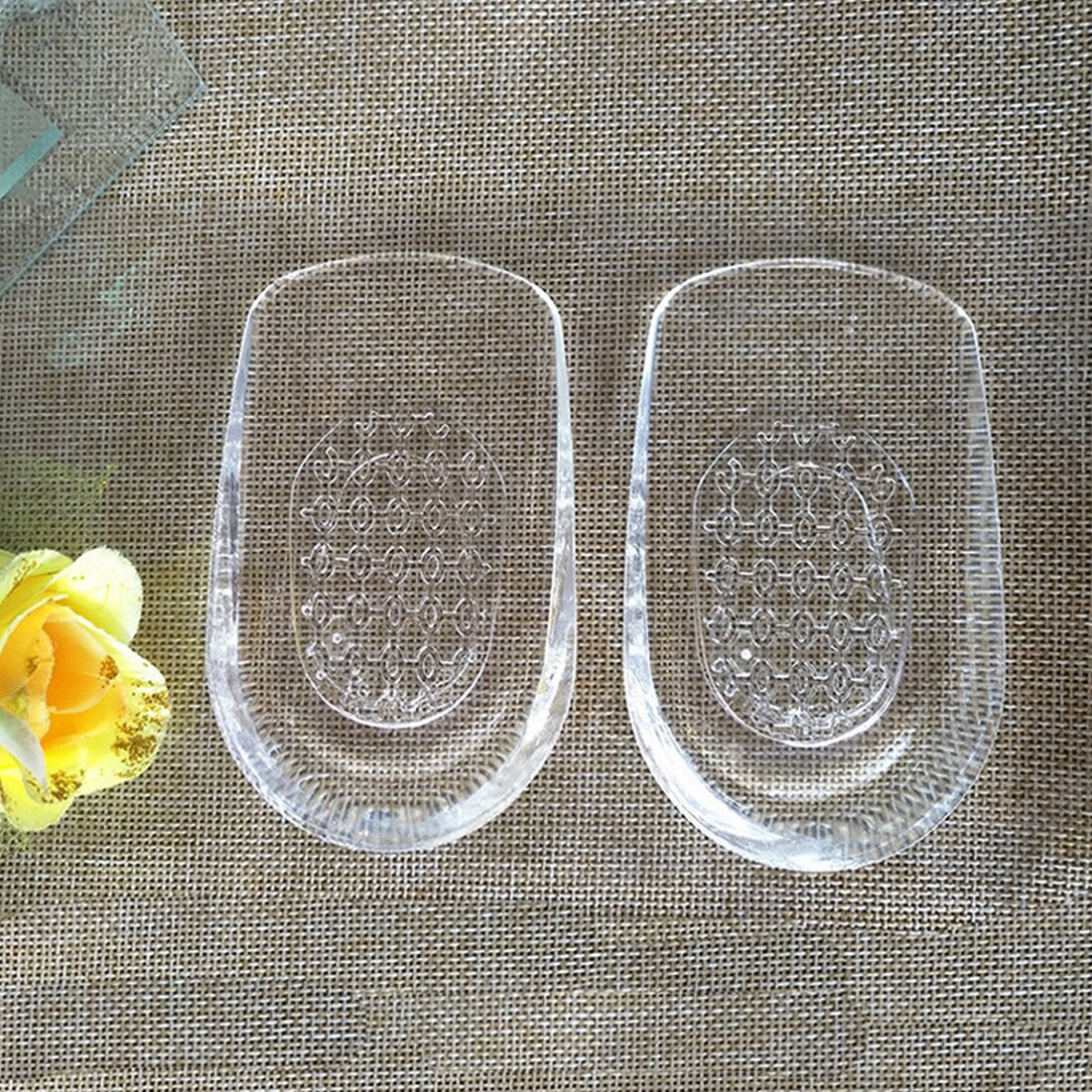 1 paar voetkussentjes, kussentje hielkussentje, siliconen gel inlegzolen, kussentje achter voor ondersteuning, hielpijn, gezondheidszorg