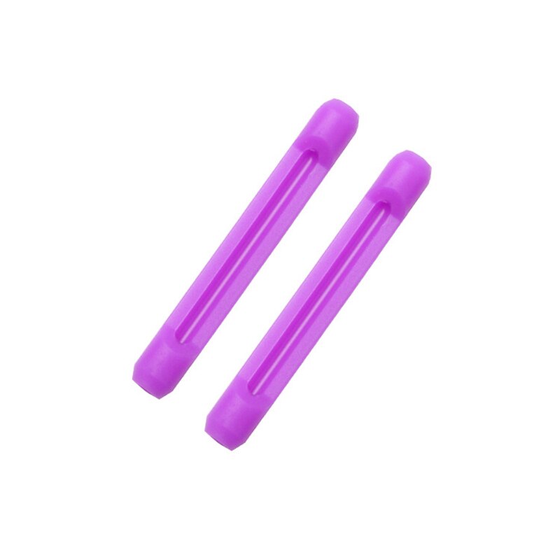 1 Pair Anti Slip Silicone Glasses Ear Hooks For Kids And Adults Round Grips Eyeglasses Anti Sports Glasses Legs Accessories: Purple