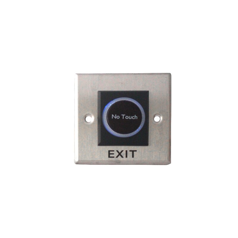 Infrared Contactless No Touch Door Exit Button Touch Release Push Switch with Backlight for access control electric lock system