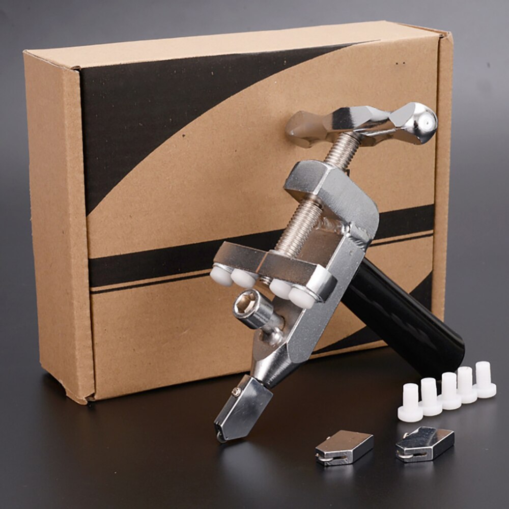 Easy Glide Glass Tile Cutter 2-in-1Professional Cutter Thick Glass Cutter Cutting Tool With Handle