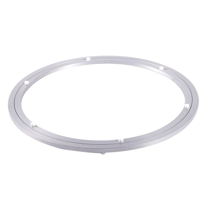 Aluminium Rotating Turntable Bearing Swivel Plate 18 Inch Silver