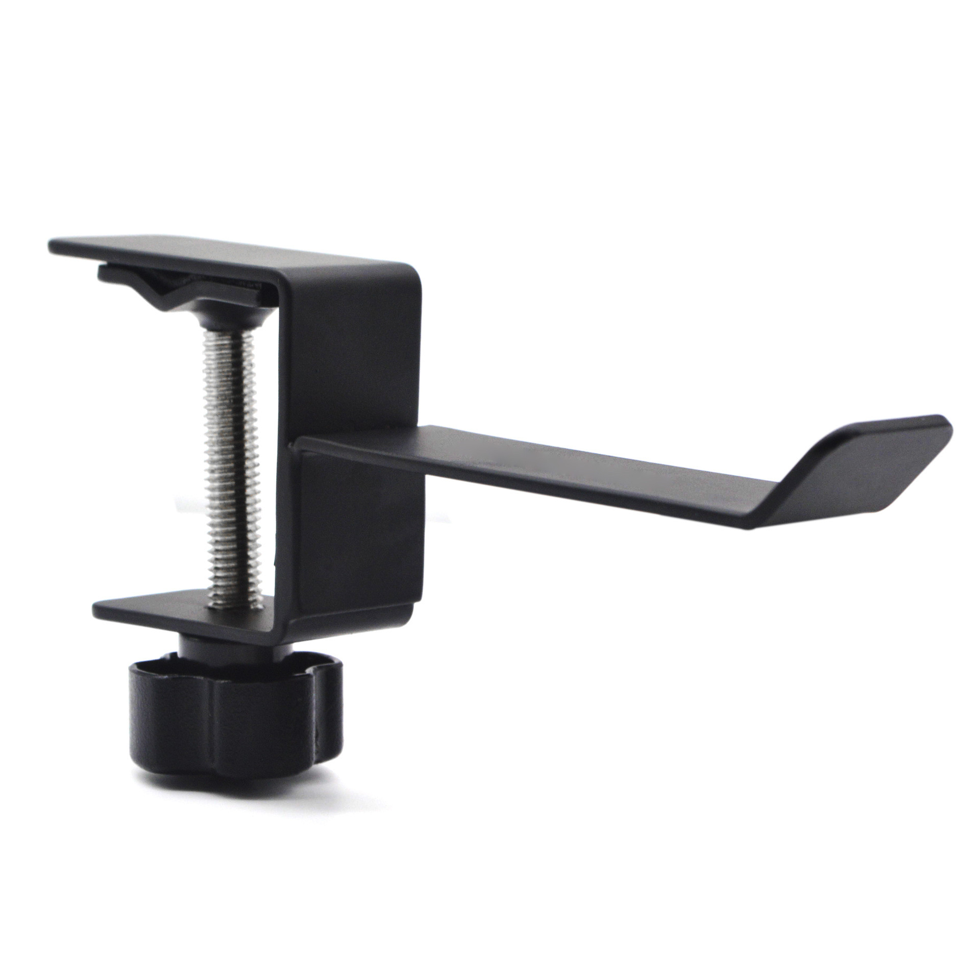 Universal Headphone Hook Holder - Metal Under Desk Mount Clamp - Adjustable Arm Hanger for PC Gaming Headsets