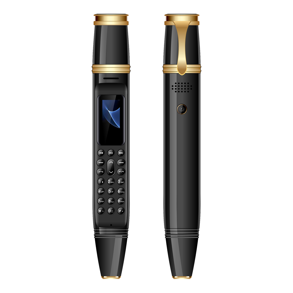 Niedriger Preis SERVO BM111 3-in-1 praktisch Stift Telefon Tragbare Fan Magie Stimme Bluetooth Zifferblatt Kleine Funktion praktisch FMRadio: WEISS