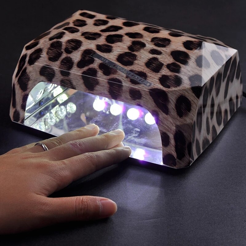 Auto Sensor 36 W UV Lamp Nail Droger Diamant Vorm CCFL Licht Gel Curing LED UV Lampen Drogen Voor UV Gel Polish Nail Art Gereedschap: A