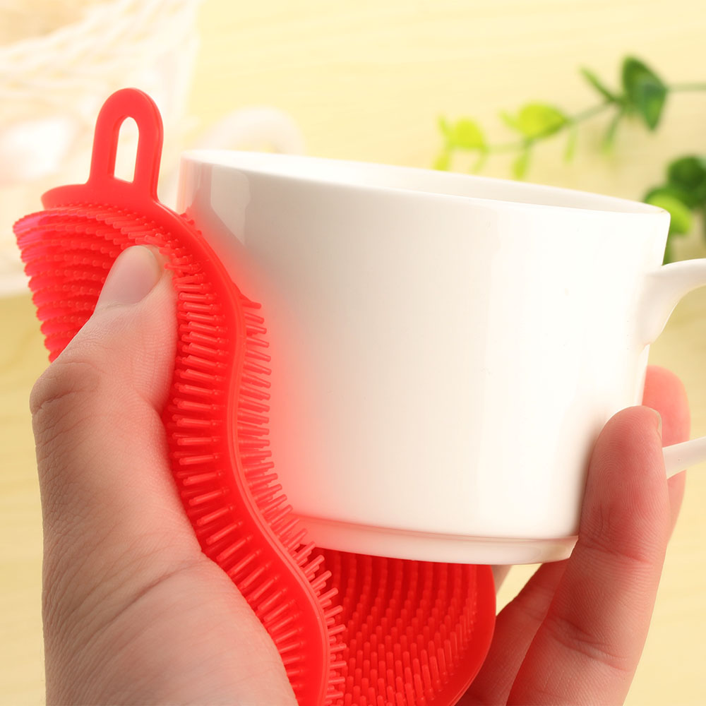 Éponge de nettoyage de vaisselle Silicone | Éponge colorée pour laver la vaisselle, gomme à mélamine éponge magique de bricolage, éponge de nettoyage pour vaisselle de cuisine, articles de salle de bains D 1 pièce