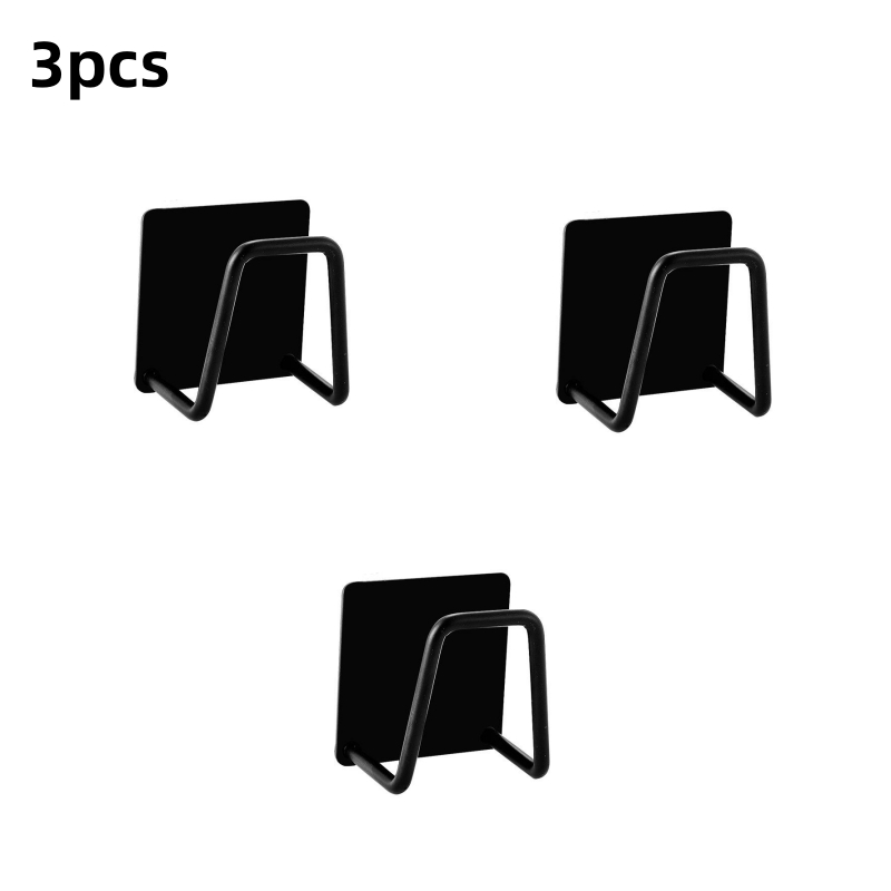 Küche Edelstahl Waschbecken Schwämme Halfter Selbstklebende Ablauf Trocknen Gestell Küche Zauberstab Haken Zubehör Lagerung Organizer: dunkel khaki