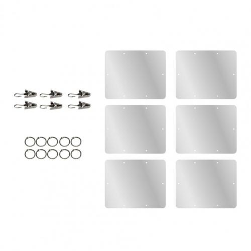 1 Set Heat Focusing Reflector Convenient Sturdy Detachable Heat Reflector Panel Durable Anti-rust Heater Deflector: Default Title