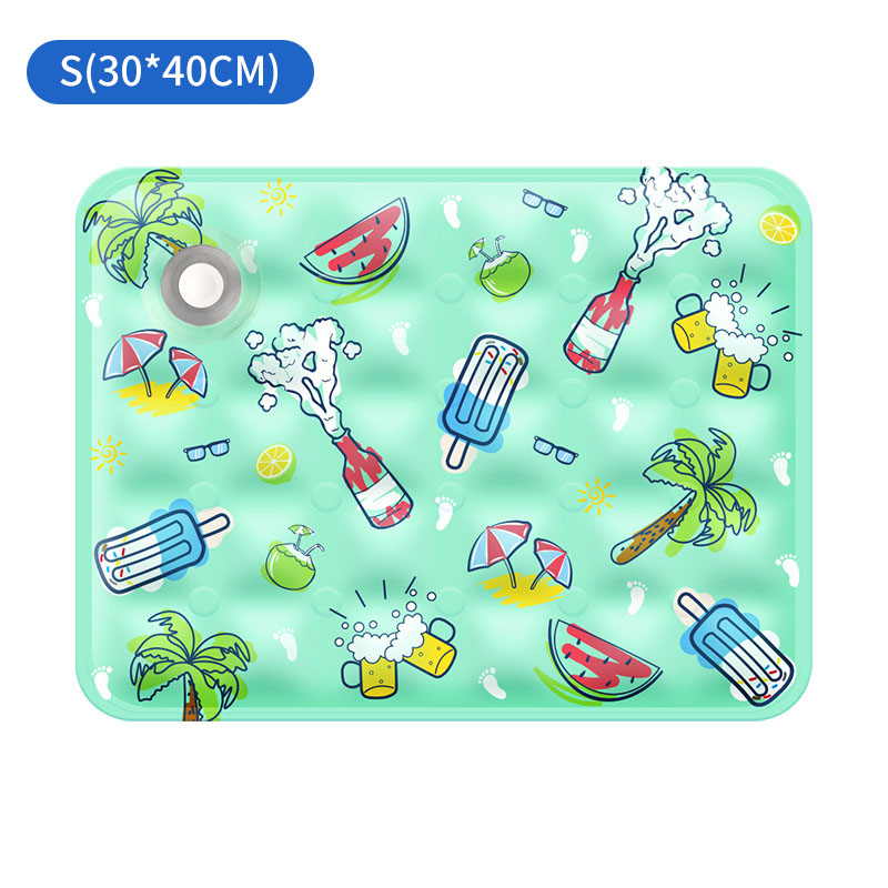 Hond Kat Ijs Kussen Zomer Koeling Gel Mat Water Kussen Huisdier Cool Duurzaam Deken Sofa Ijs Mat Deken Slaapzaal Ijs Mat: XL / Black