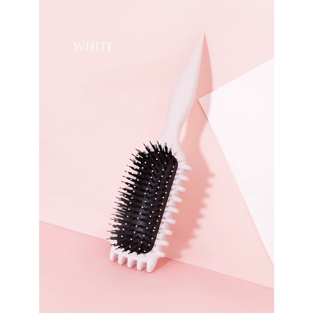 1 Uds. Cepillo de estilismo de definición de cabello rizado, cepillo de pelo para eliminación de arrugas, peine de pelo rizado húmedo enredado, herramienta de estilismo para cabello rizado