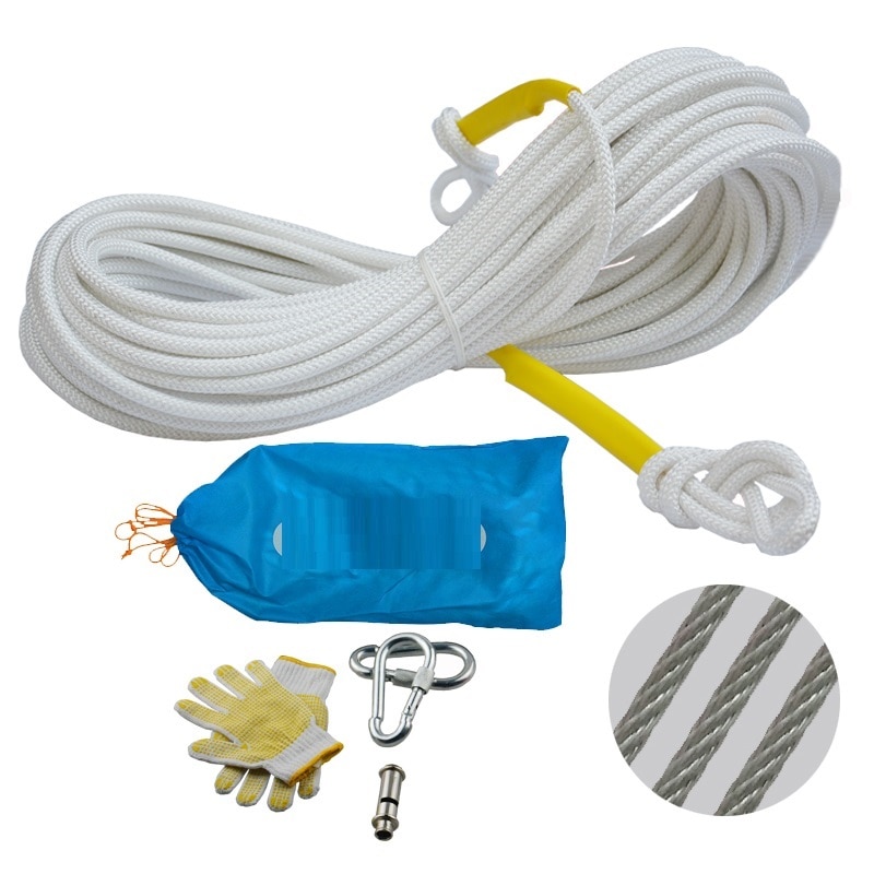 20M 1189KG Aerial work insurance Anti-fire Outdoor safety belt mountaineering rock climbing cable harness rigging hardware