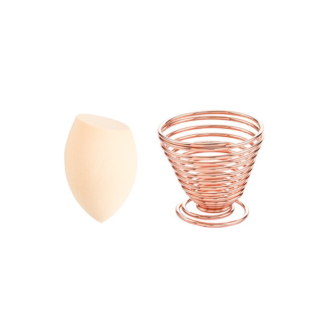 2 stuks/set cosmetische sponsjeshouder set professionele make-upspons foundation spons beauty tools accessoires water kalebasvormig: Stijl 14