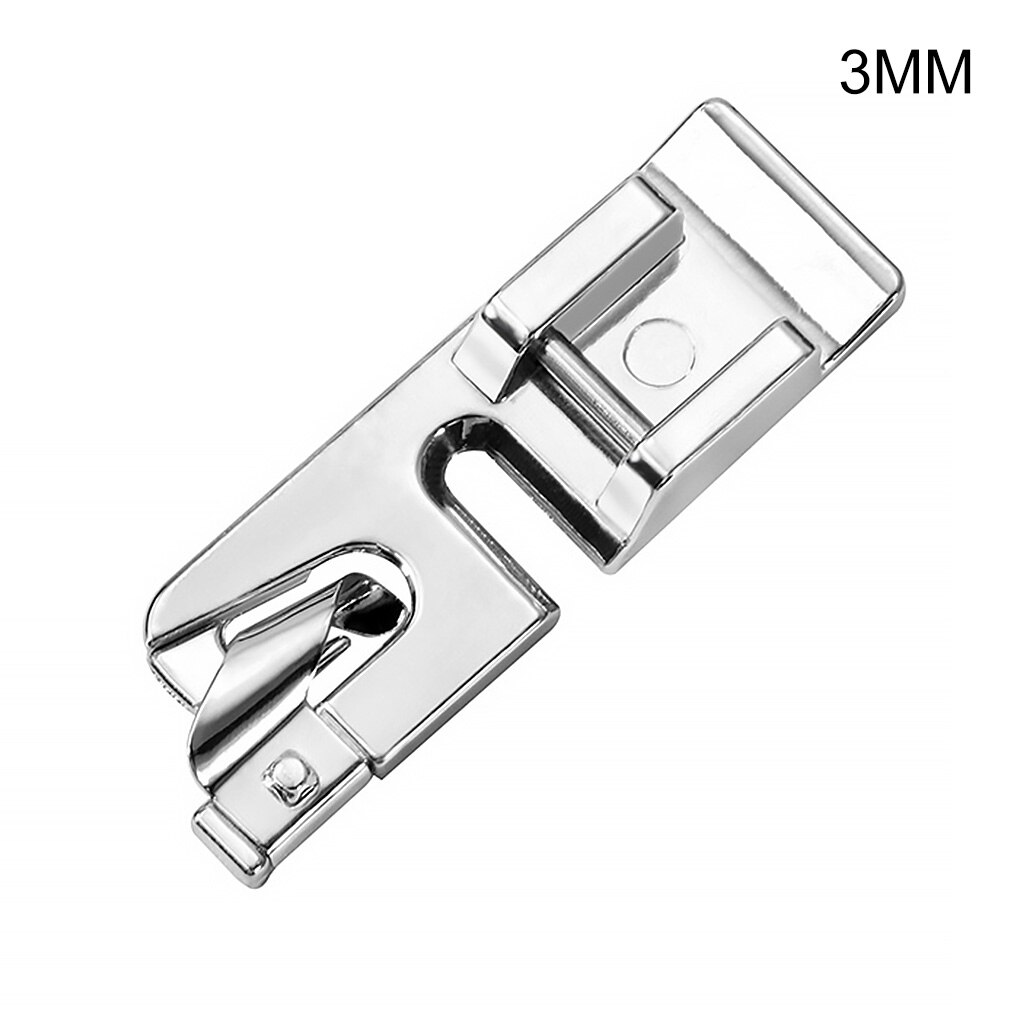 Sewing Machine Rolled Hem Foot Household Sewing Machine Rolled Hem Metal Presser Hemmer: 3mm