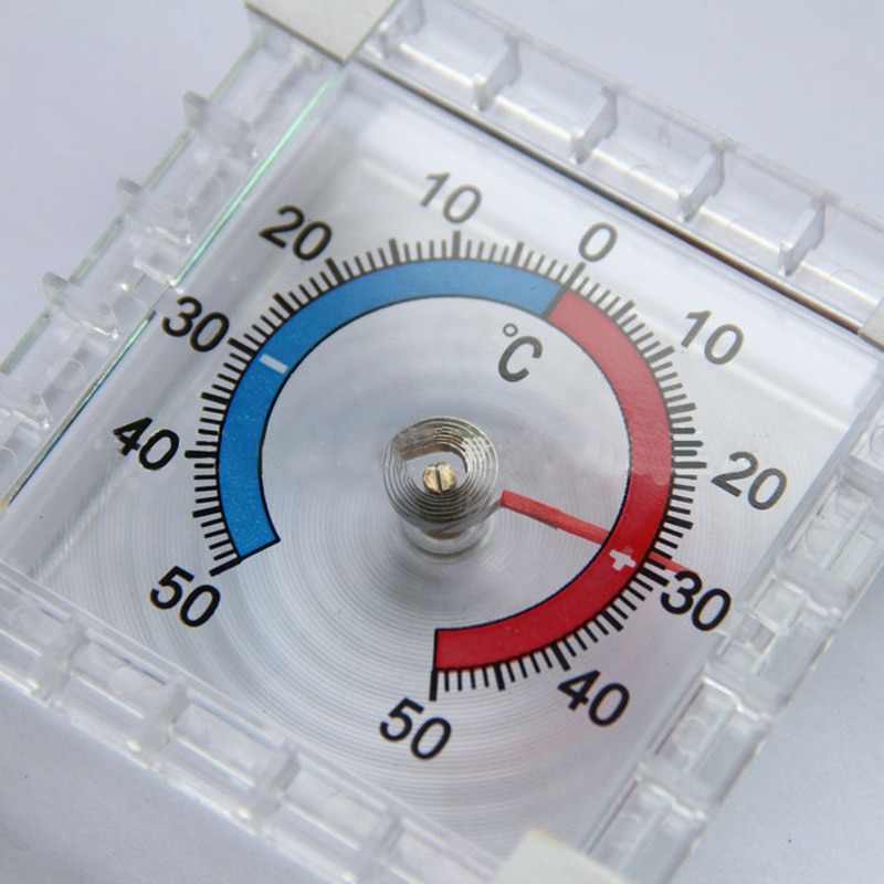 Temperatur termometer vindue indendørs udendørs væg have hjem gradueret skive måling